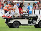Denis Cana z Olomouce opoutí hit na vozíku zdravotník.