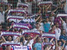 Fanouci Hajduku Split pi zápasu posledního pedkola Evropské ligy (20. srpna...