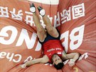 eský skokan o tyi Jan Kudlika ve finále svtového ampionátu v Pekingu