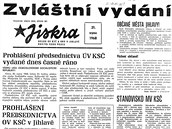 Do t doby poprv v historii jihlavskch novin Jiskra pipravila redakce 21....