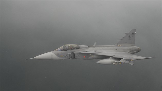 Gripen eskch vzdunch sil nad Islandem