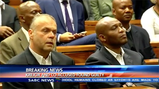 Radovan Krej ped jihoafrickm soudem. (24. srpna 2015)