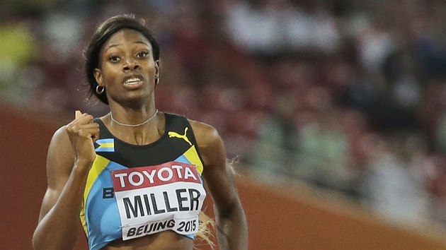 Shaunae Millerová z Baham ovládla na MS jedno ze semifinále na 400 metr.