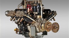 Letecký motor L&K-Lorraine-Diétrich 450 z roku 1926 se vyráb�l v Mladé Boleslavi