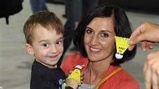 Radka Fi�arová se synem Oskarem (2015)