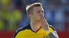 Marco Reus z Dortmundu slaví gól.