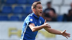 Marek Bako� z Liberce slaví gól.