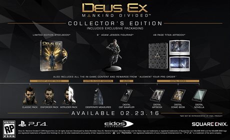 Deus Ex: Makind Divided - Augment Your Pre-Order