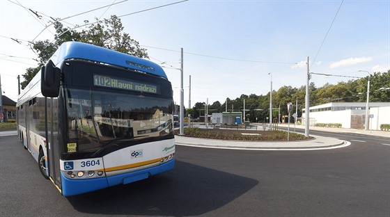 V Ostravě skončila výstavba přestupního terminálu Hulváky. (25. srpna 2015)