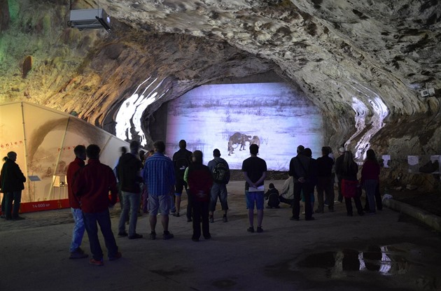 V jeskyni Klna, která je souástí Sloupsko-ovských jeskyní, uvidí turisté...