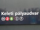 Keleti pályaudvar patí k frekventovaným stanicím Budapeti. Ke pestupní...