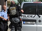 Policejní kolona pevezla 31. srpna z Prahy do cely v Píní ulici v Brn...