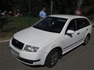 Automobil, se kter�m mu� narazil do policejn�ho vozu.