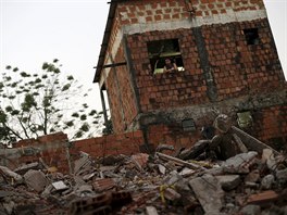 Slum, Rio, Brazílie, olympiáda