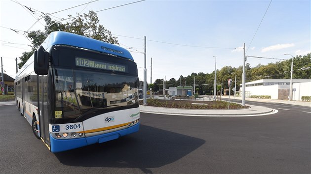 V Ostrav skonila vstavba pestupnho terminlu Hulvky. (25. srpna 2015)