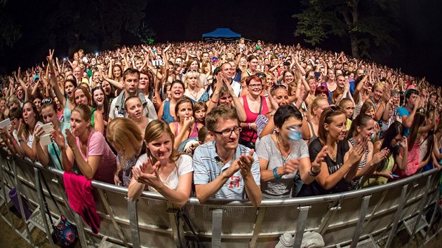 Tom Klus vystoupil v sobotu v zmeckm parku v Teboni.