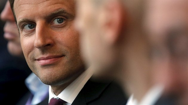 Francouzsk ministr hospodstv Emmanuel Macron.