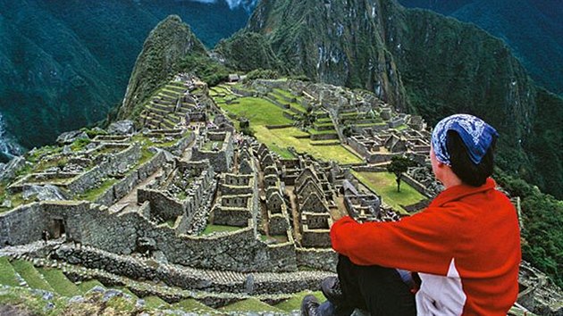 Pohled na Machu Picchcu