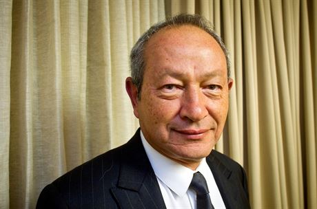 Egyptský miliardá Naguib Sawiris. (6. záí 2015)
