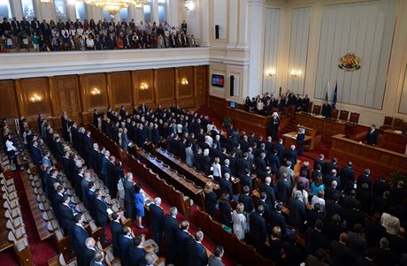 Zasedání bulharského parlamentu. Ilustraní snímek