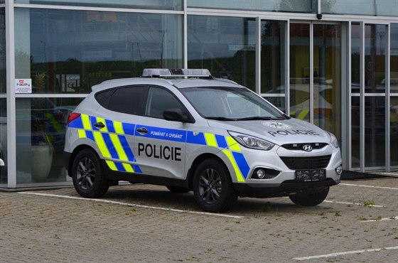 Policejní vz Hyundai.