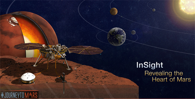 Po�lete své jméno na Mars na sond� InSight.