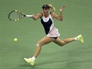 Dánská tenistka Caroline Wozniacká hraje proti Cetkovské ve 2. kole US Open.