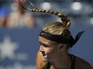 Anna Karolína Schmiedlová hraje na US Open 3. kolo.