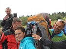 Zájemci si vyzkoueli výkovou horolezeckou výbavu