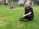 ena pi sekn trvy na zahrad svho domu v Jizerskch horch vykopala zlat...