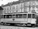Primátorská tramvaj v Karlín.