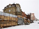 Výstavba tunelového komplexu Blanka - stavenit Patokova 29. 12. 2010.