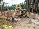 Ve Skiareálu Lipno staví novou sjezdovku, která bude dlouhá 1 200 metr.