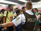 Vlak s uprchlíky dorazil do Mnichova.