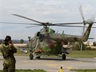 Na leteckou základnu v Námti nad Oslavou dosedly letadla a vrtulníky...