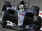 Lewis Hamilton v kvalifikací na Velkou cenu Itálie.