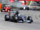 Lewis Hamilton v ele Velké ceny Itálie formule 1.