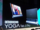 Nový tablet Lenovo Yoga 3 Pro staví na ji klasickém designu s dolním válekem...