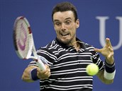 Roberto Bautista Agut sehrl s Novakem Djokoviem vborn zpas. Na postup pes...