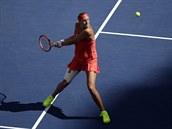 MOHUTN NPAH. Petra Kvitov ve tvrtfinle US Open.