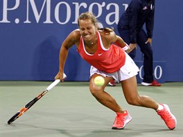 esk tenistka Barbora Strcov bojuje ve 3. kole US Open.