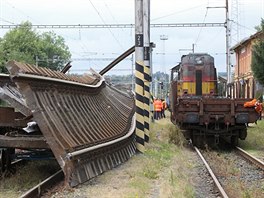 Nehoda se stala v mst, kde Sprva eleznin dopravn cesty provd...