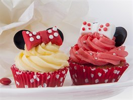 Cupcakes s motivem Mickey a Minnie Mouse