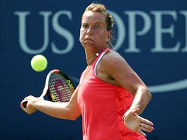Barbora Strcov v prvnm kole US Open