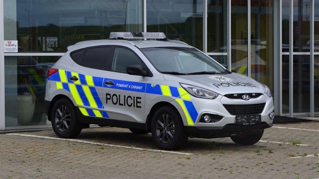 Policejní vz Hyundai.