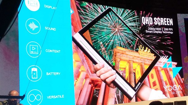 Yoga 3 Pro moná nabídne lepí záitek ze sledování filmu na displeji ne pes...