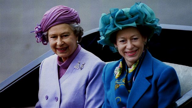 Krlovna Albta II. a princezna Margaret (27. kvtna 1993)