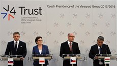 Mimoádný summit pedsed vlád zemí Visegrádské skupiny k eení migraní krize...