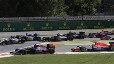 Startovní pole Velké ceny Itálie formule 1 v Monze.