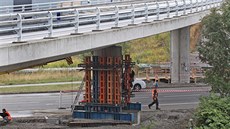 Oprava dálniního pivade v Ostrav-Pívoze na D1 potrvá do konce íjna.